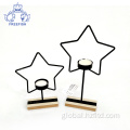 China Set of 2 star shaped candle holders Factory